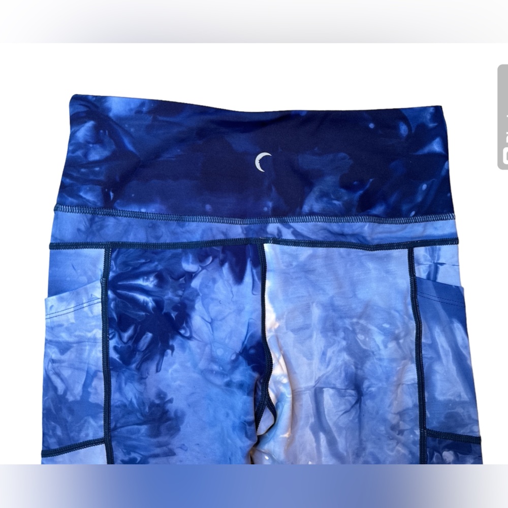 ZYIA Navy Hendrix Pocket Light n Tight Hi-Rise Capri 20” (6-8) NWT 1880 - Picture 8 of 13